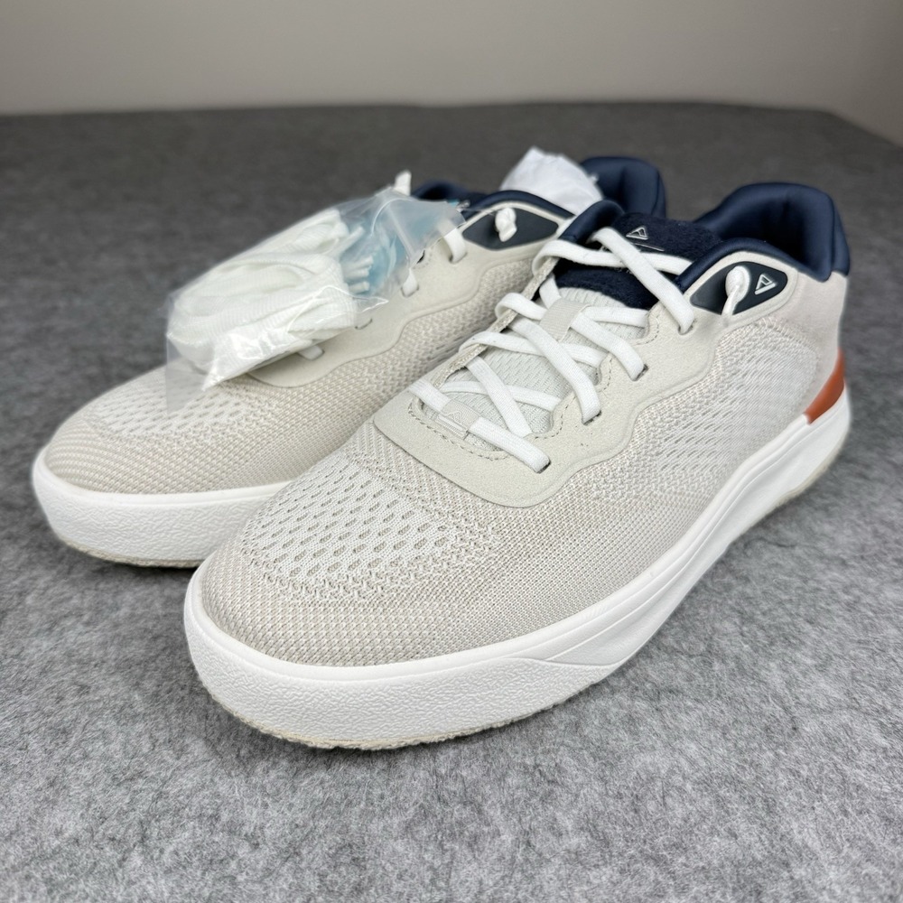 REEF BRAND NEW Shoreline Del Mar Shoes Tan White Navy Red Men's Size 9.5